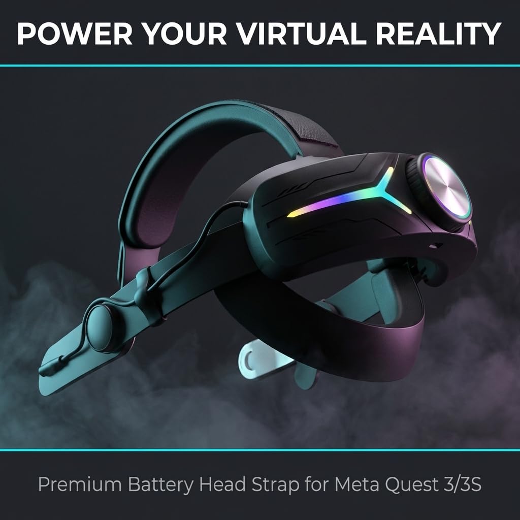 Amazon.co.jp: Oculus Quest 3用RGBヘッドストラップ、MTomatoVR交換用